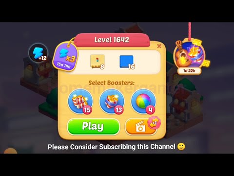 Matchington Mansion Level 1642, Level 1643 & Level 1644 - ONE TRY - iOS/Android