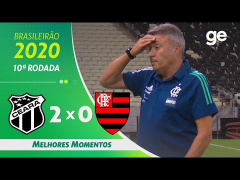 Gols e lances de Ceará x Flamengo