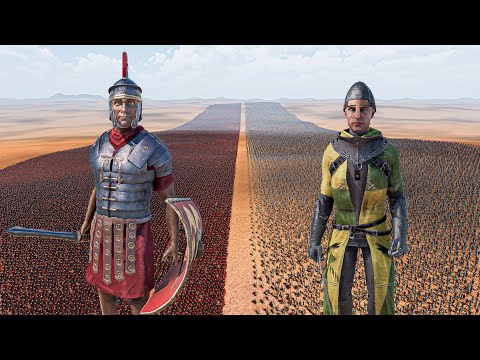 300.000 ROMANS vs 300.000 FOOTMEN - Ultimate Epic Battle Simulator 2 UEBS 2