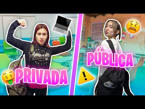 ESCUELA PUBLICA vs ESCUELA PRIVADA | Hermanas JM