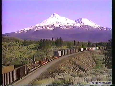 Classic Railroad Series 78 - SP EB at Mt Shasta, CA June 1988