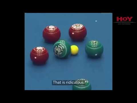 El "tiro imposible" de bochas que hace explotar las redes sociales