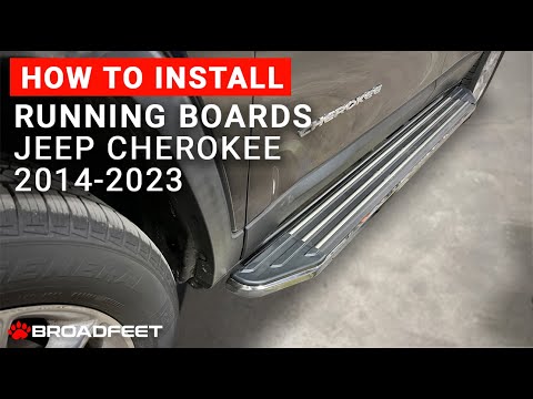 Broadfeet® Running Board Installation for Jeep Cherokee 2014-2023 #jeep #cherokee