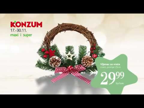 Konzum akcija Božićni blagdani 2016