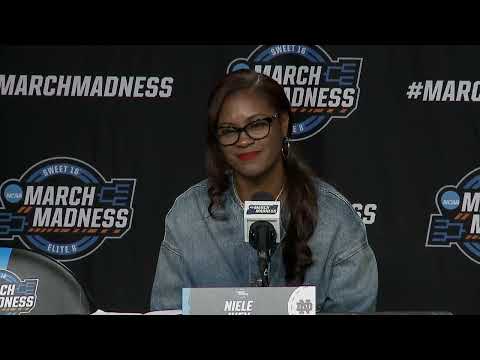 Notre Dame Sweet 16 Postgame Press Conference - 2024 NCAA Tournament