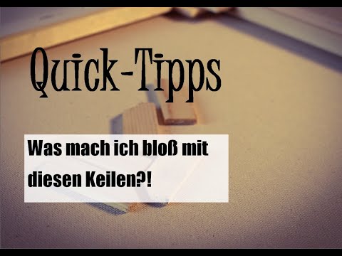 Quick-Tipps Nr. 31: Was mach ich bloß mit diesen Keilen?