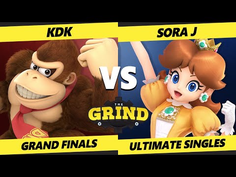 The Grind 282 GRAND FINALS - KDK (Donkey Kong) Vs. Sora_J [L] (Daisy) Smash Ultimate - SSBU
