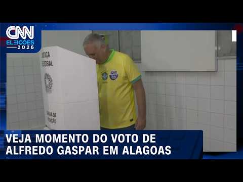 Alfredo Gaspar, vice de Flávio, vota no 2º turno em Alagoas | CNN ELEIÇÕES