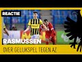 REACTIE | Rasmussen na gelijkspel tegen AZ