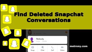 Find Deleted Snapchat Conversations