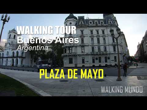 Recorremos la Plaza de Mayo en Buenos Aires