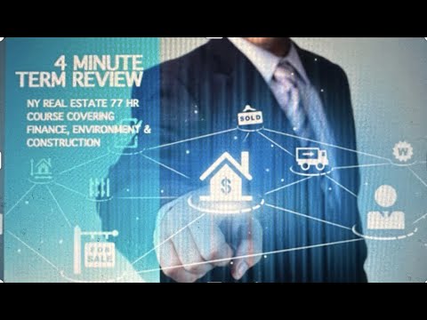 4 Minute Review to Pass Your NY Real Estate Exam: Finance, Construction & Environmental Topics
