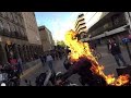 Mexican police officer set on fire during protests in Guadalajara *GRAPHIC CONTENT*