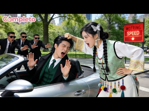 Nadie osa detener al CEO que va a toda velocidad, solo la chica del campo lo para y lo regaña— Amor!