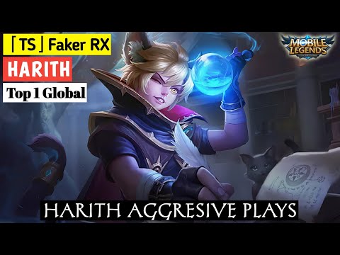 14 KILLS HARITH AGRESSIVE PLAYS !! Top 1 Global Harith by 「TS」Faker RX Gameplay&Build - MLBB