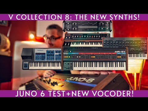 Arturia V Collection 8: The new synths+Juno6 comparison!