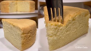 CHIFFON CAKE  Basic recipe