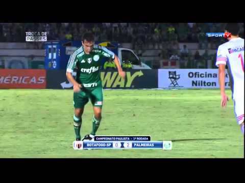 Palmeiras 2 x 0 Botafogo SP - Gols Campeonato Paulista 2016