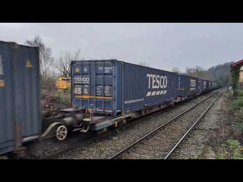 DRS 68002 Intrepid on 4V44 Passing through Chepstow on 19/01/2026. 