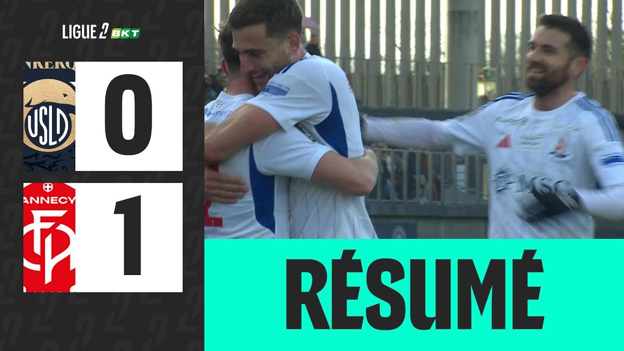 USL Dunkerque vs Annecy Highlights