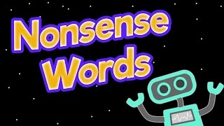Nonsense words song 1| Phonics screening | hib, maff, shum, zoop, chaix, quij, dreeck, sterbee.