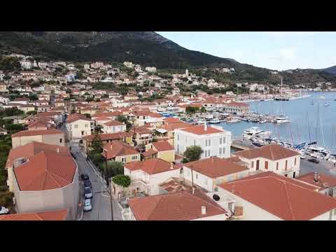 Flight over Vathy Ithaca Island of Greece Ιθάκη 08-09-2021 9:05 am