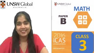 UNSW Global ICAS - Math paper for Class 3 (2016)