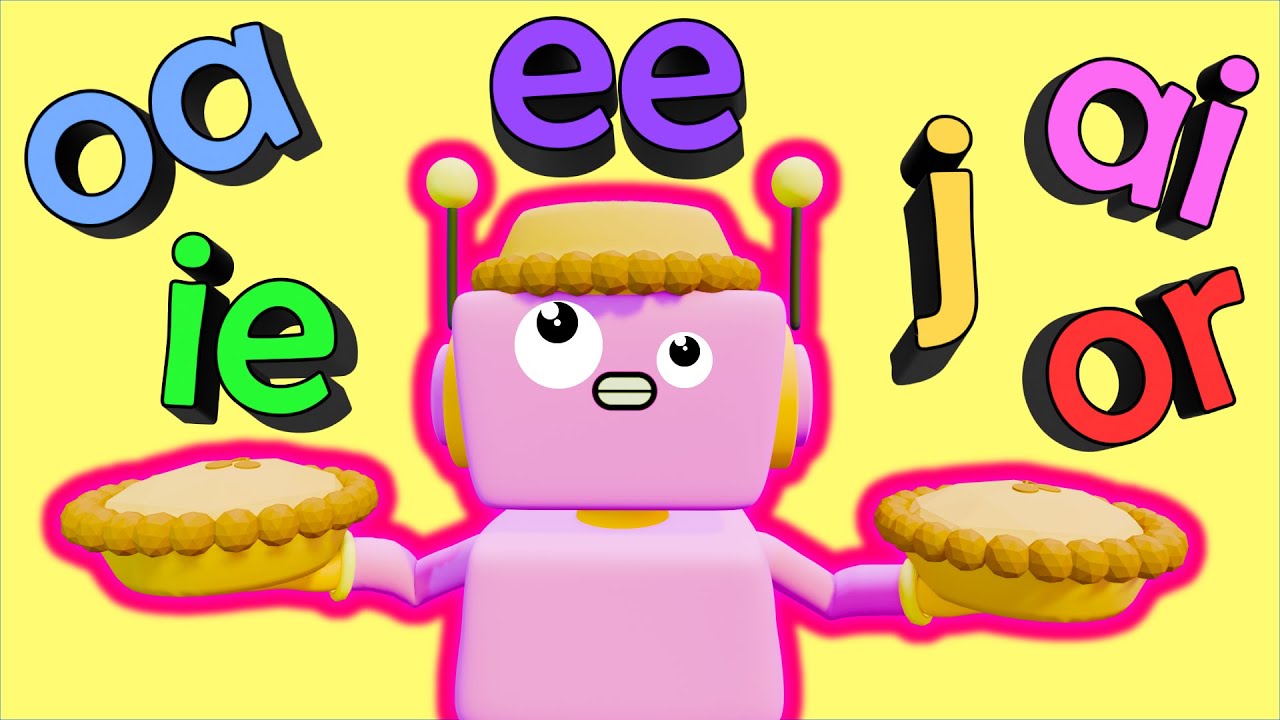 Jolly Phonics Group 4 Sounds & Reading with the Diddy Bots