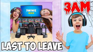 LAST to LEAVE the GAMING ROOM at 3AM! *bad idea*