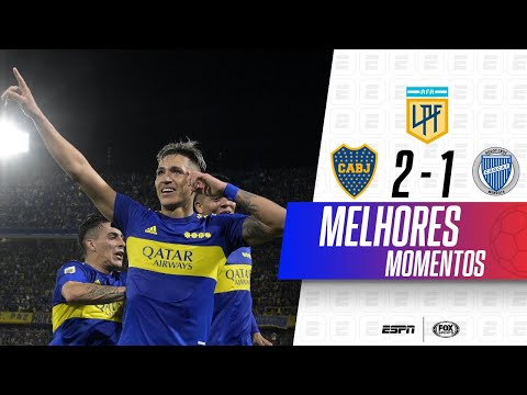 BOCA JUNIORS CONSEGUE VIRADA ELETRIZANTE E VENCE O GODOY CRUZ NO ARGENTINO | MELHORES MOMENTOS