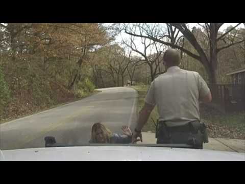 Dramatic dashcam video shows a sheriff’s deputy in a shootout following a traffic stop in Arkansas. About 40 shots were fired during the shootout Sunday. The suspect was later caught and faces attempted murder and other charges. (Nov. 15)