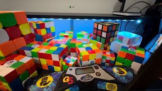 How long does it take me to solve all of my 3x3s?