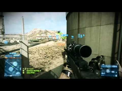 Battlefield 3: 2 Headshots a mas de 200m en Firestorm con L96