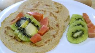 TORTITAS DE AVENA Y CLARA DE HUEVO con 2 ingredientes. PURA PROTEÍNA.
