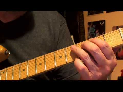 How to play Deep Purple Mistreated main riff only