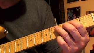 How to play Deep Purple Mistreated main riff only