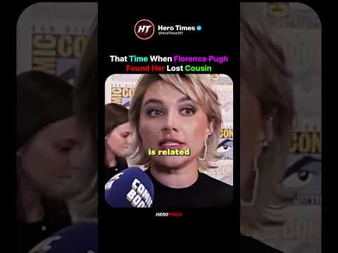 When Florence Pugh Met a Long Lost Cousin During Comic Con 😂😂