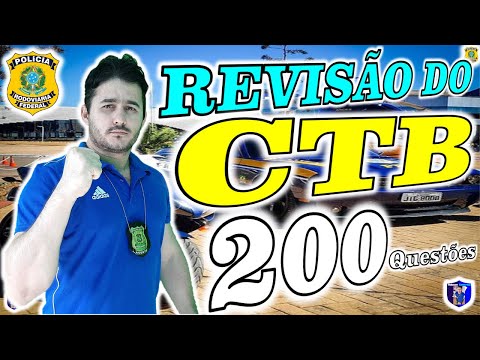 Revisão do CTB em 200 Questões para a PRF 2025