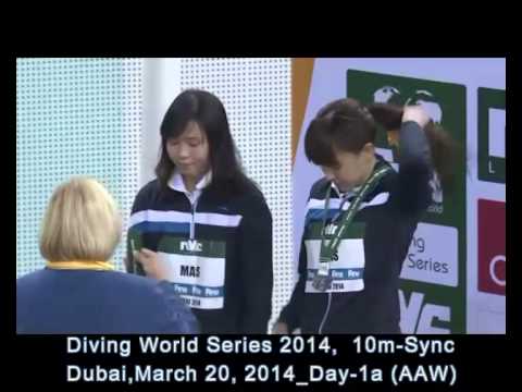 Diving World Series 2014 Dubai Day 1 (1/2) - 10m Sync - ALL