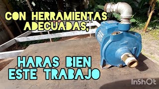 Cambio sello mecanico. Bomba de agua Pedrollo trifasica 3hp