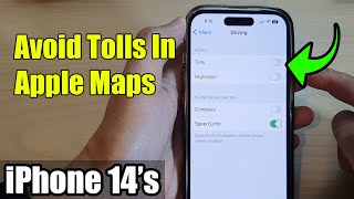 iPhone 14/14 Pro Max: How to Avoid Tolls In Apple Maps
