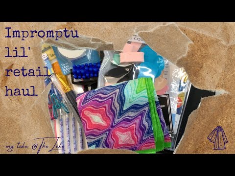 Lil' impromptu haul for junk journaling--not all purchases are outta' the park🙄 #craftsupplieshaul 🛒