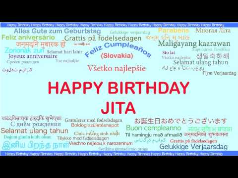 Jita   Languages Idiomas - Happy Birthday
