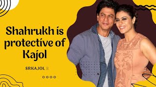 Download lagu SRKajol Shahrukh is protective of Kajol mp3