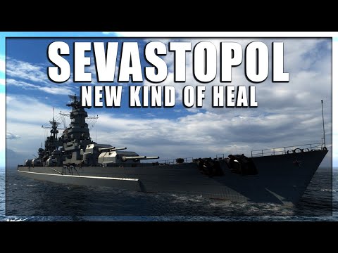 Sevastopol: Super Gimmick Heal - World of Warships