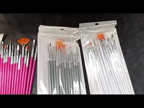 KIT PINCÉIS COM 15 VARIADOS PARA UNHA