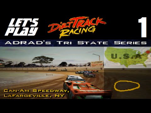 Let's Play Dirt Track Racing - Part 1 - Year 1 Race 1 - Can-Am Speedway
