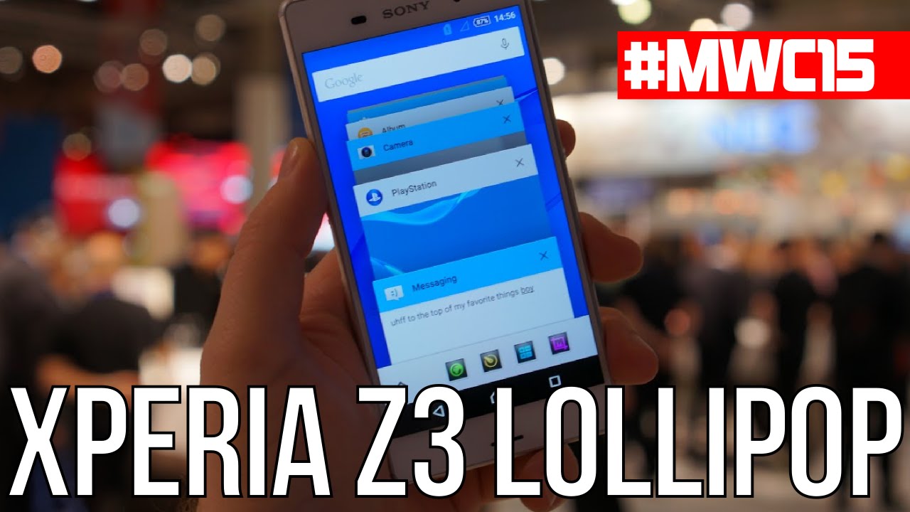 Android 5.0 Lollipop on the Sony Xperia Z3