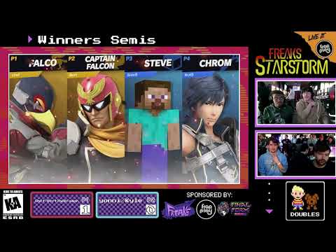 Freaks Starstorm Regional Doubles WSF - Bert The Dragon/Chef vs Kyle/yonni - SSBU