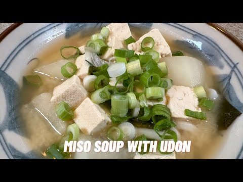 Sopa Miso Simples com Udon